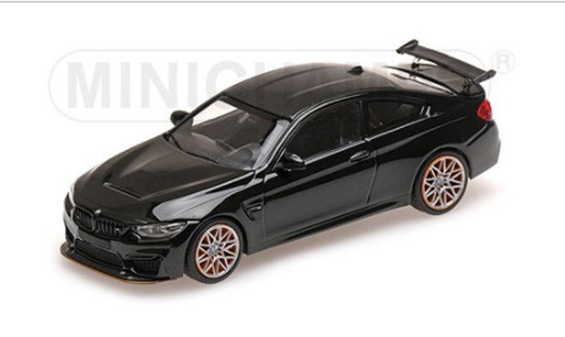 BMW F82 M4 GTS Coupe 2016 schwarz metallik / orange Felgen 1:43 BMW F82 M4 GTS Coupe 2016 schwarz metallik / orange Felgen 1:43
